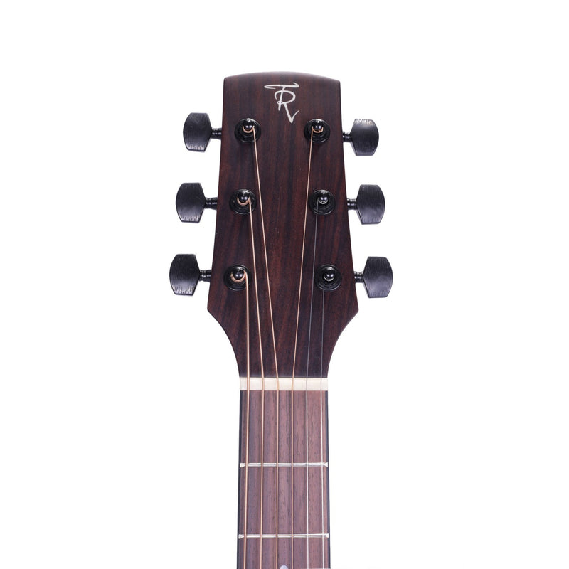 Timberidge 'Messenger Series' Mahogany Solid Top & Body Acoustic-Electric Dreadnought Cutaway Guitar (Natural Satin)-TRC-MMAS-NST